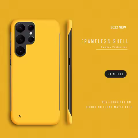 Ultra Slim PC Frameless Case For Samsung S25 Ultra S24 Plus S23 S22 S21 S20 S24 FE Note 20 Ultra 10 Plus Matte Hard Phone Cover