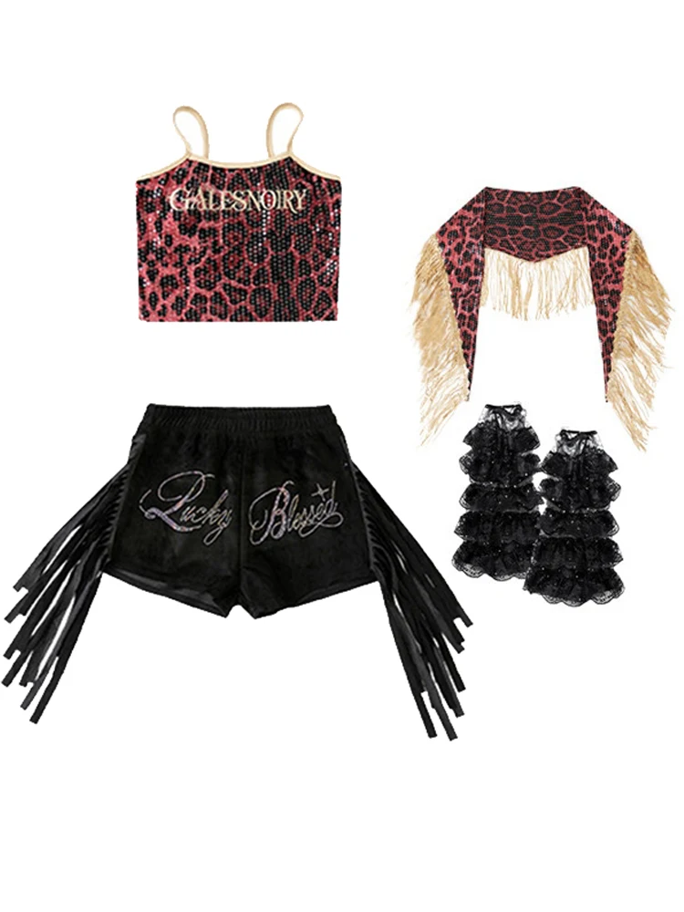 costume-de-danse-jazz-a-paillettes-leopard-rouge-pour-filles-vetements-de-performance-gilet-court-short-a-franges-style-y2k-kpop-vetements-de-scene-bl19693