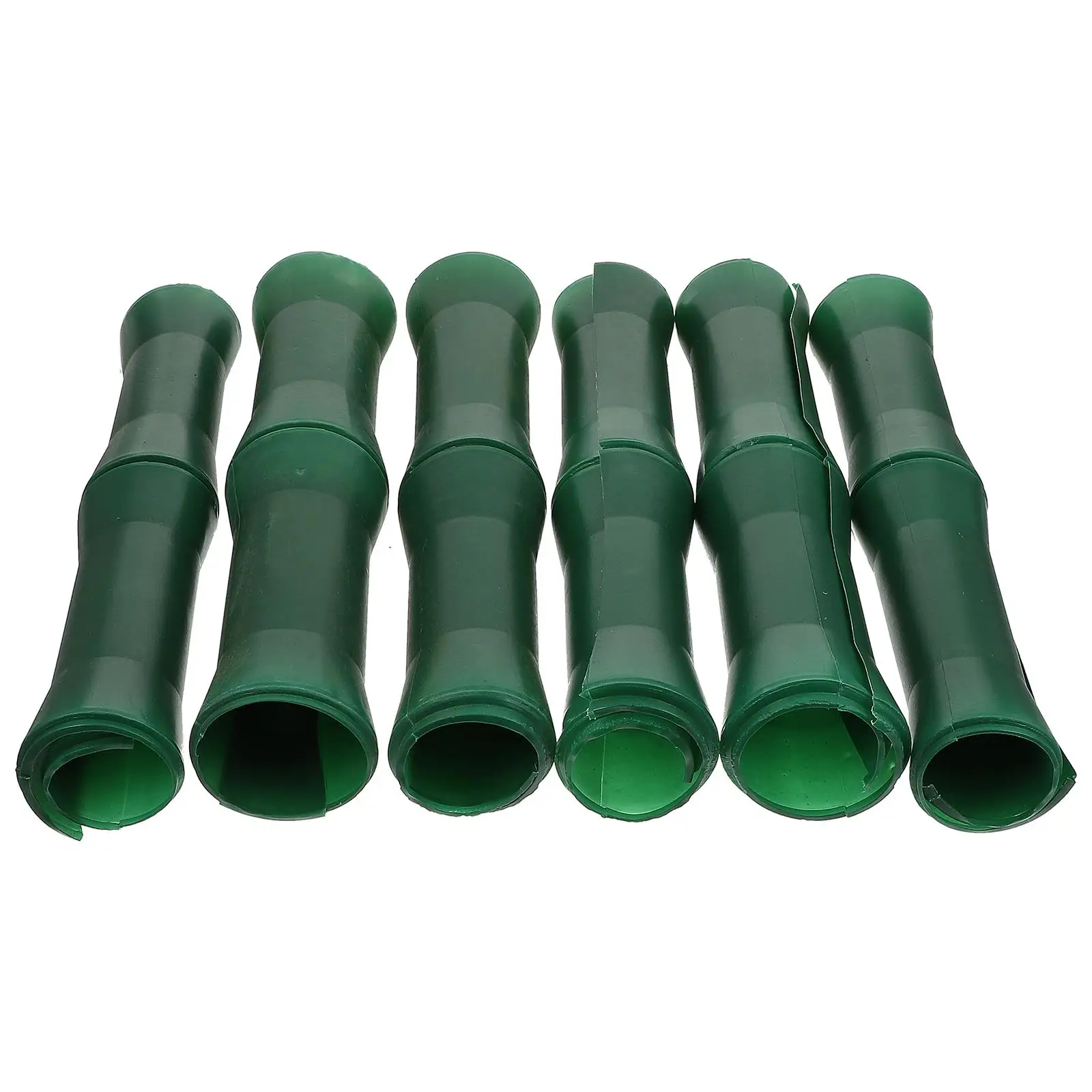 5 Pcs Simulated Bamboo Skin Sewer Decor Green Plant Prop Drain Decorative Hose DIY Cover Tube Simulation Heating Pipe Ornament