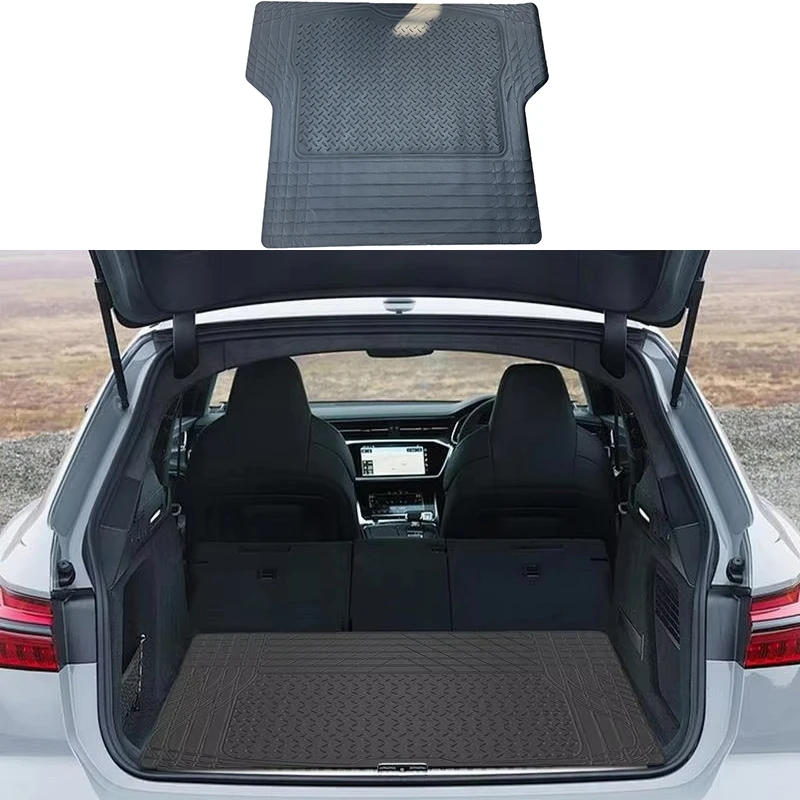 

Heavy Duty Car Boot Mats PVC Easy Clean Waterproof Car Accessories Stain Resistant Free-Cuttable Universal Cargo Liner Floor Mat