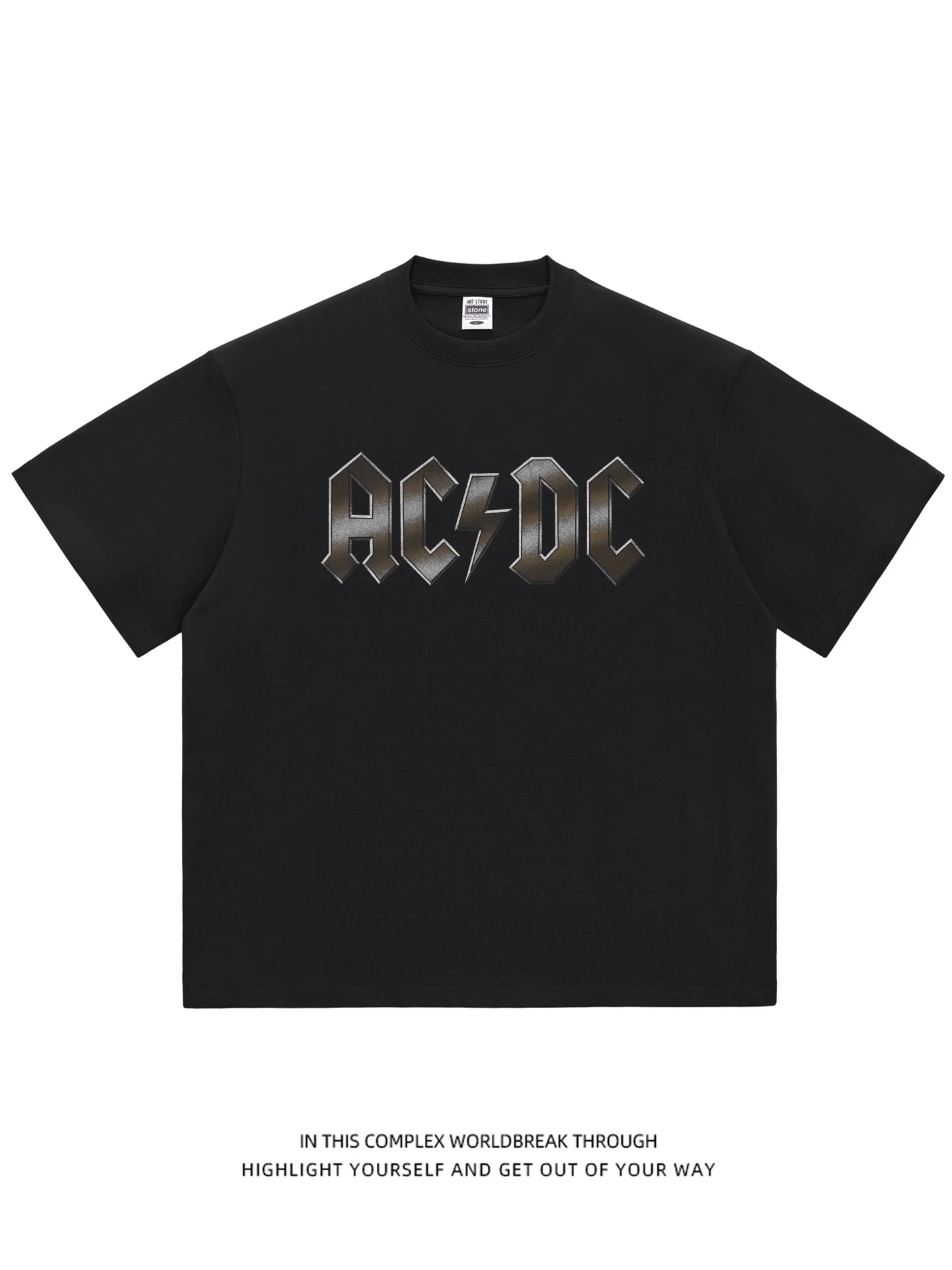 

Unisex Rock Band Personality Pure Cotton round Neck Short Sleeve T-Shirt Casual Loose Fit Breathable Wear Resistant for Youth