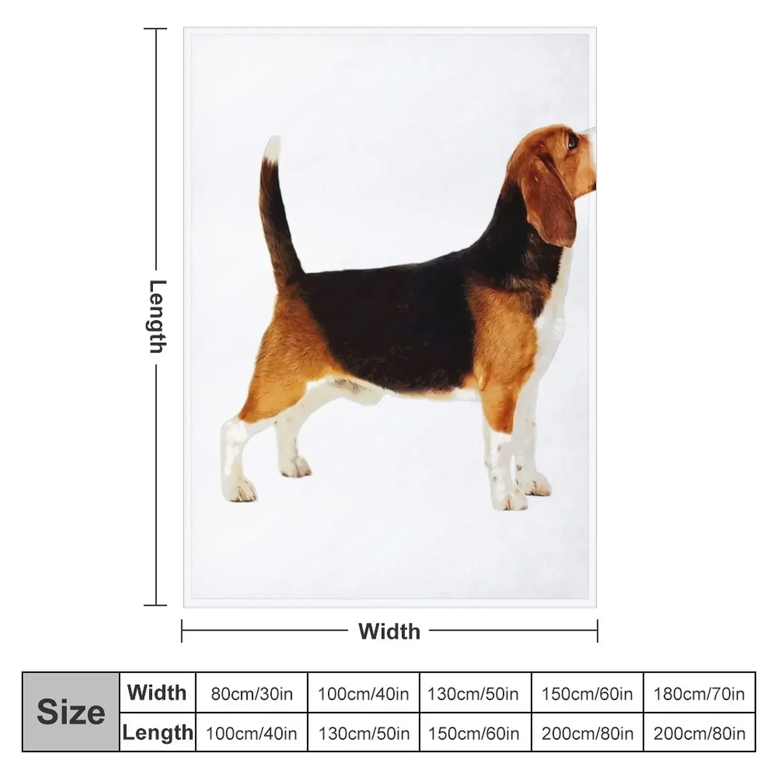 New Cute Stacked Beagle Throw Blanket couch cozy soft plush fuzzy picnic outdoor blanket