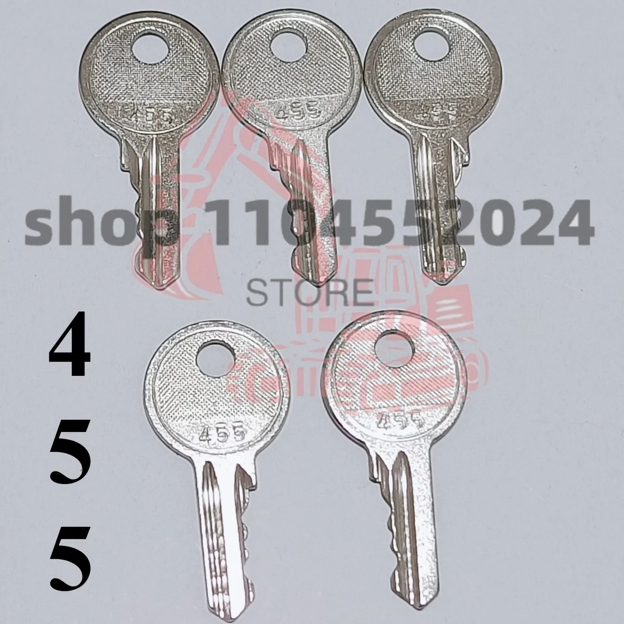 

2/5pcs 455 104466 Ignition Switch Key 21982 Starter Key Skyjack Man-Lifts Ronis and Genie JLG Lift Forklift Models