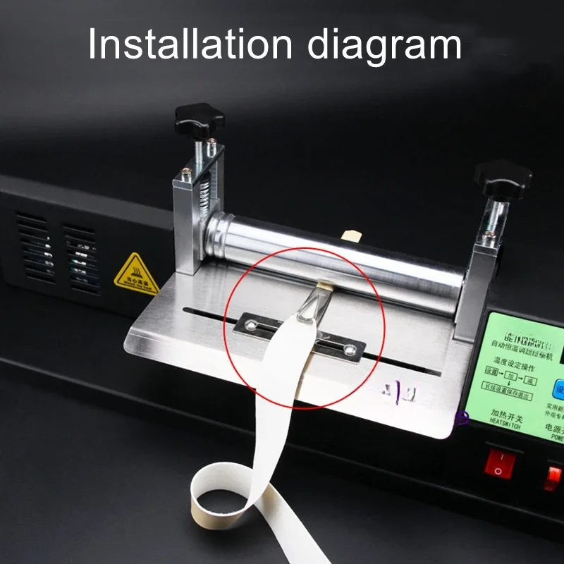 Automatic thermostatic table type drawbar machine automatic laminating machine coated self-adhesive machine