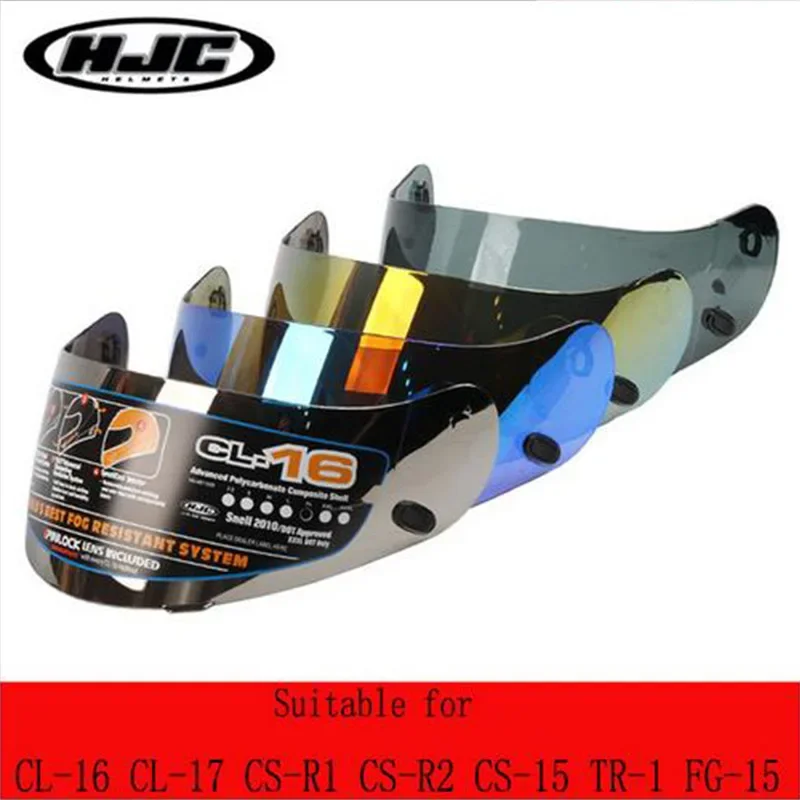 Viseras para casco de motocicleta, lentes universales para HJC CL-16 17CS-R1 R2 R3 CS-15TR-1FG-15HS-11CL-SP