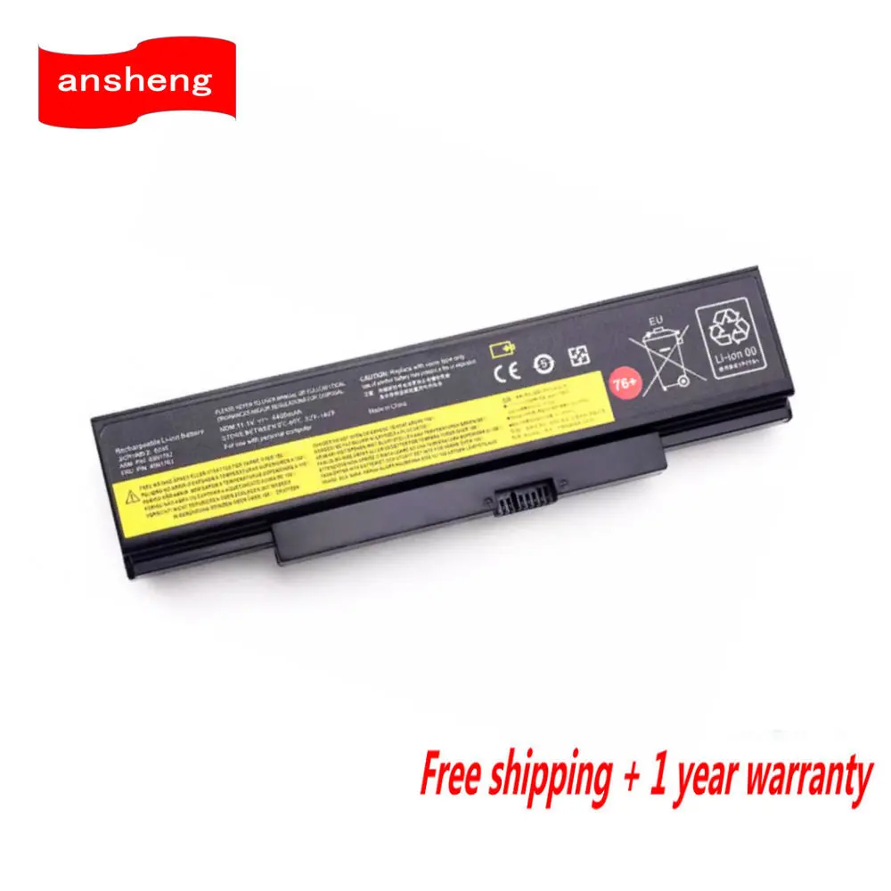 NEW 45N1762 76+ Laptop Battery For Lenovo ThinkPad (Edge) E550 E550C E555 E560 E565 45N1758 45N1759 45N1760 45N1763