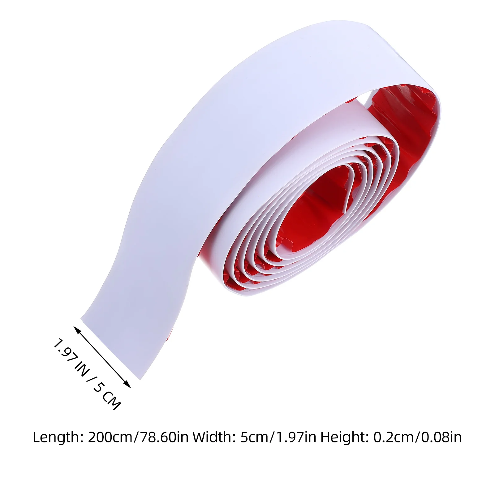 1 Roll Self Adhesive Floor Transition Strip PVC Carpet Edging Trim for Tile Threshold Multifunctional Molding Trim