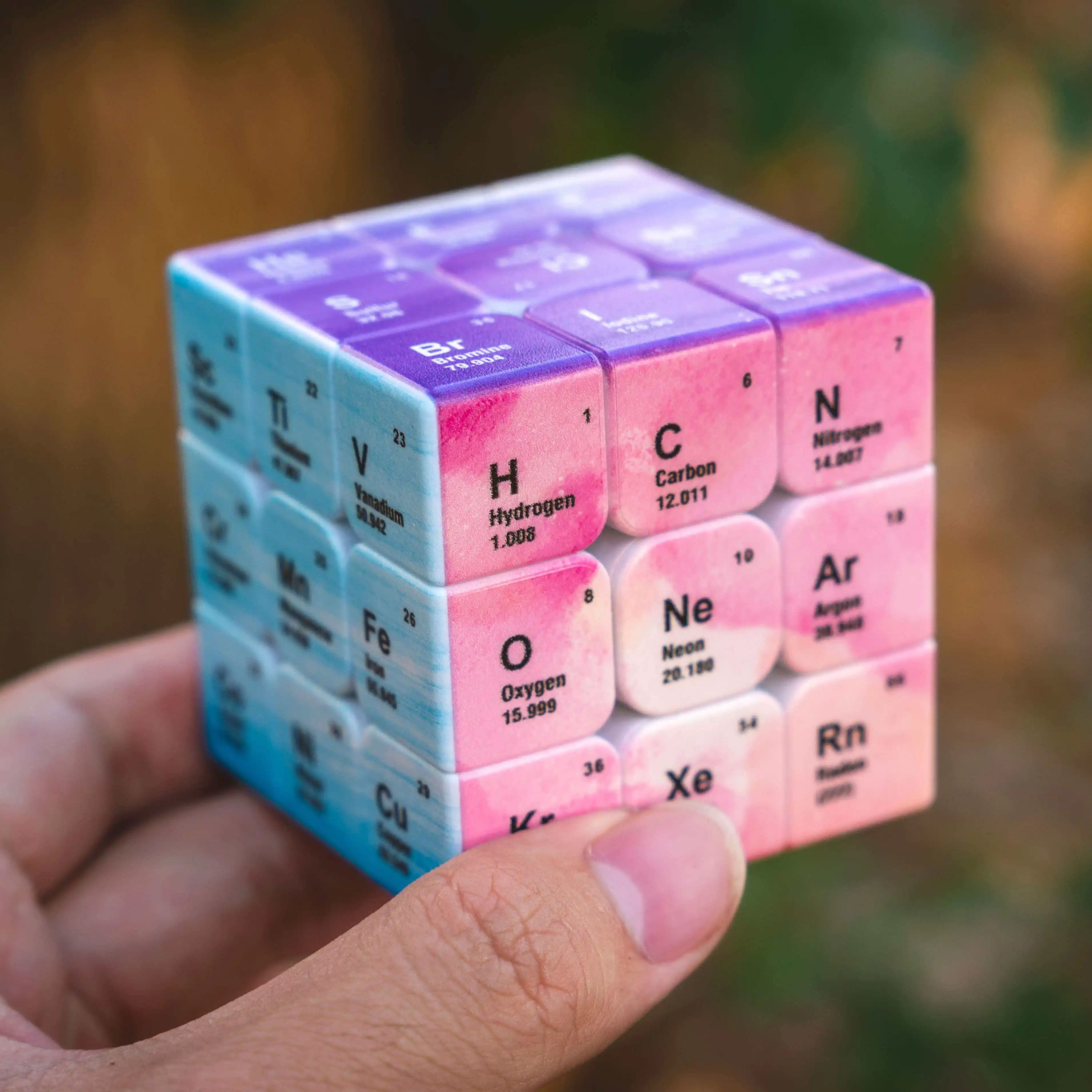 Periodic Table 3x3 Speed Cube Puzzle Chemical Educational Learning Resources Toys For Kids Boys Girls Cubo Mágico Zauberwürfe
