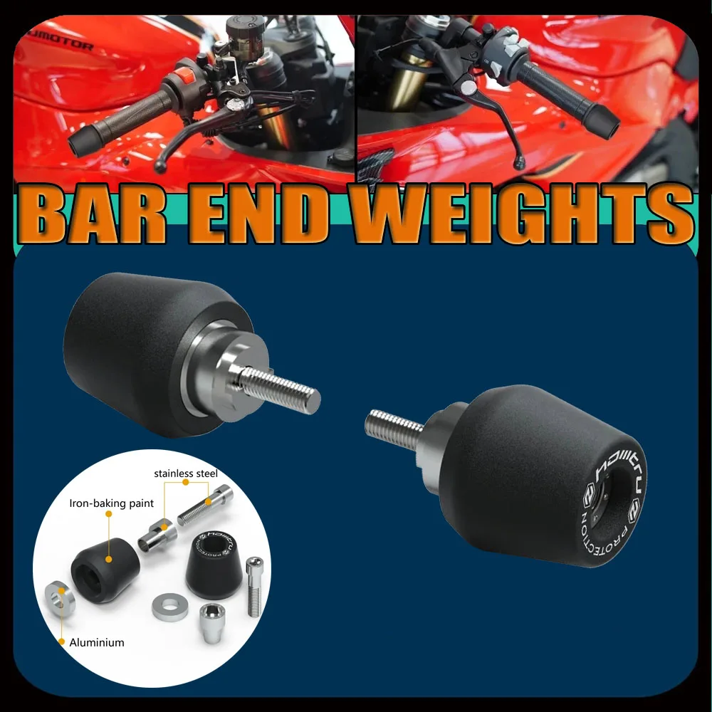 

Handle Bar End Weight Grips Cap For Honda CBR650F 2014-2019 CBR650R 2019-2023 Motorcycle Accessories