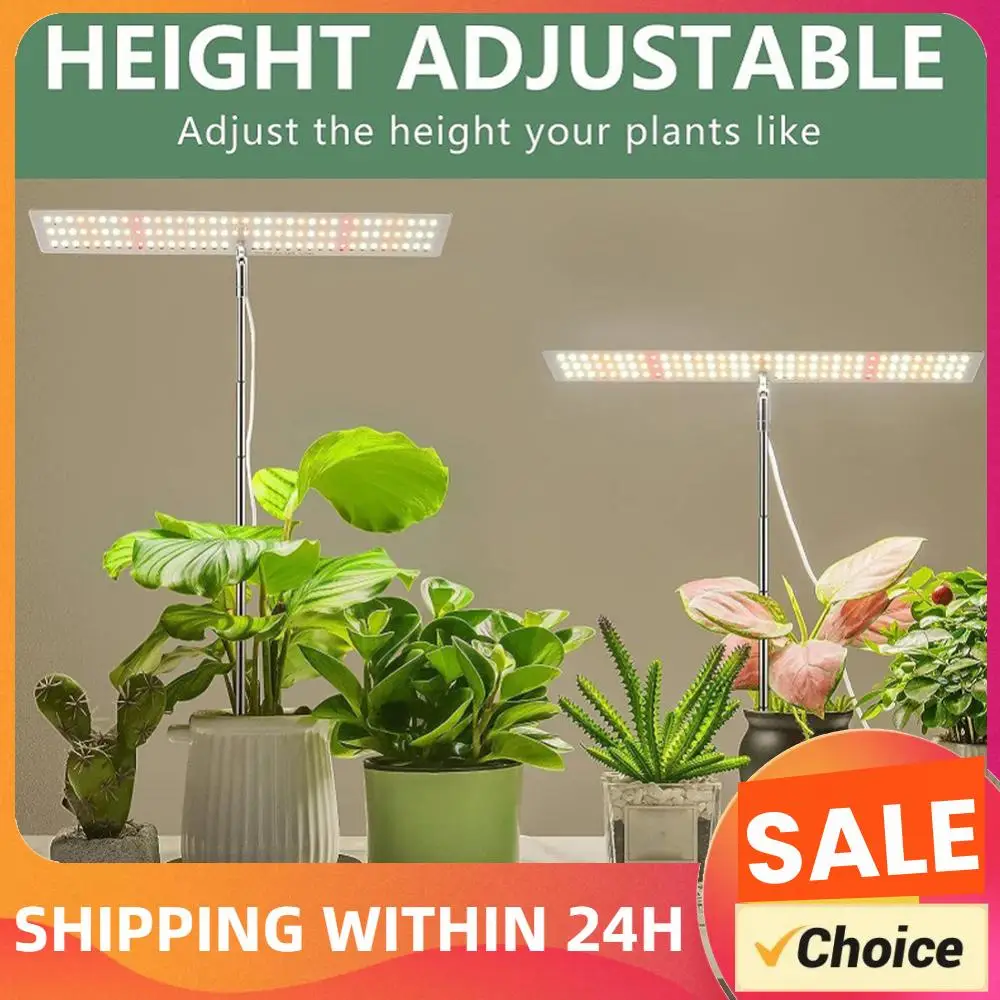 

Full Spectrum Plant Lamp Height Adjustable LED Standing Grow Lamp IP54 Waterproof Desktop Grow Lamp for Seedlings Indoor Plants