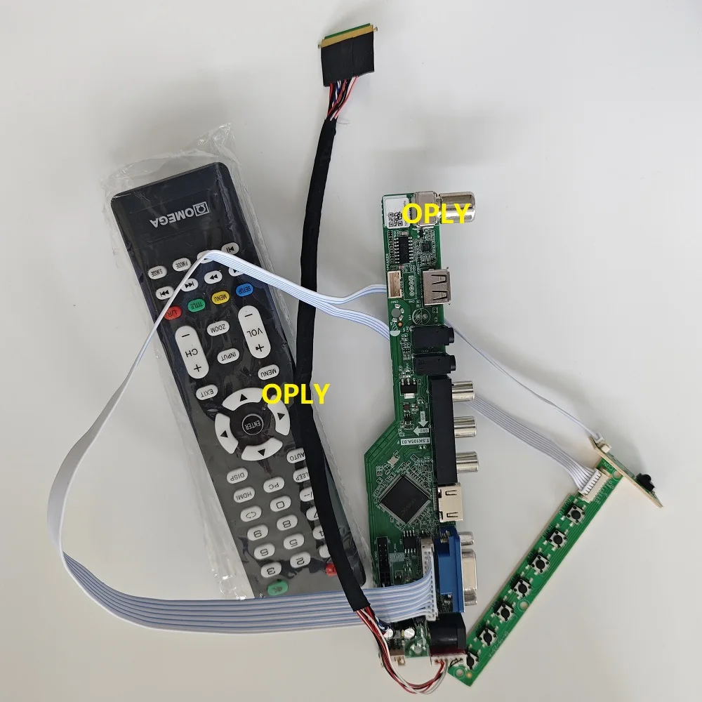 

Плата контроллера ТВ USB AV VGA для N173HGE N173HGE-L21 N173HGE-L11 1920x1080 17,3-дюймовый экран RF HDMI-совместимая аудио светодиодная панель