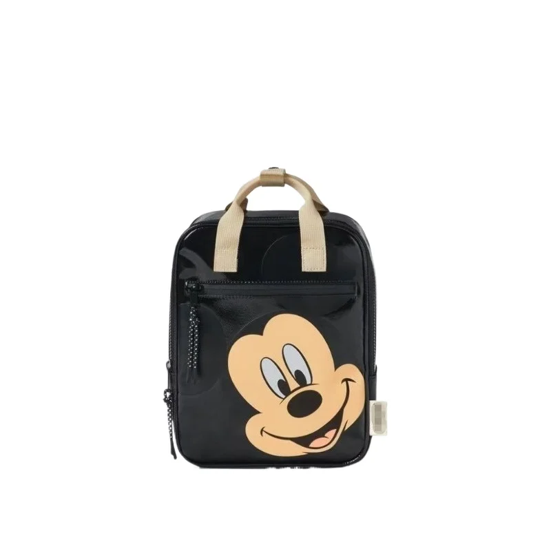 2025 New Black Mickey Backpack Cute Print Mini Elementary School Backpack Disney Backpack Christmas Birthday Gift