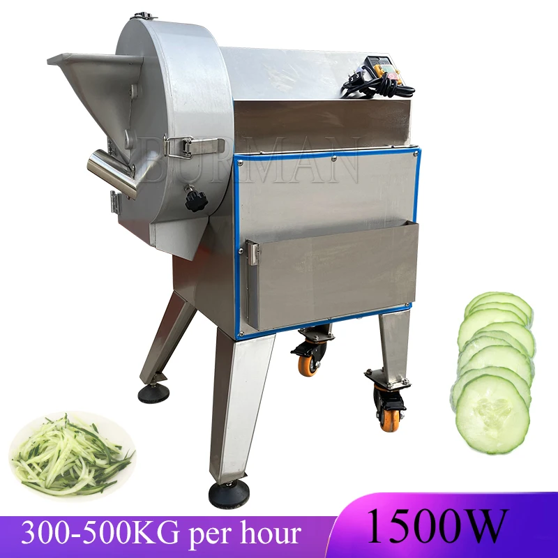 

Commercial Vegetable Cutter Electric Vegetable Carrot Slicer Shredder Dicing Machine