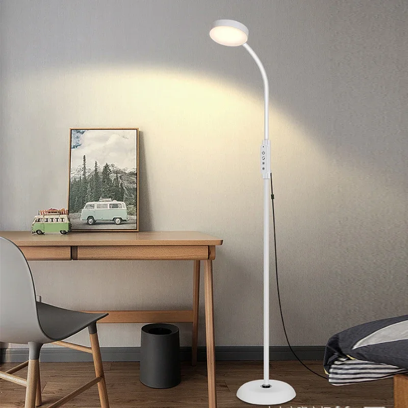 LED Floor Lamp Reading Lamp Living Room Indoor Atmospheric Standing Stand Lighting Floor Lamps For Bedroom Decoration