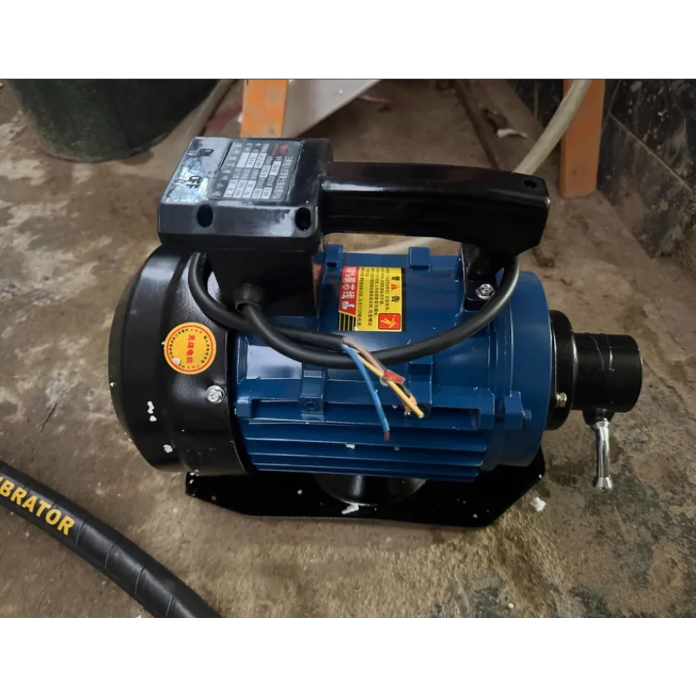 Construction site cement concrete insertion vibrator motor