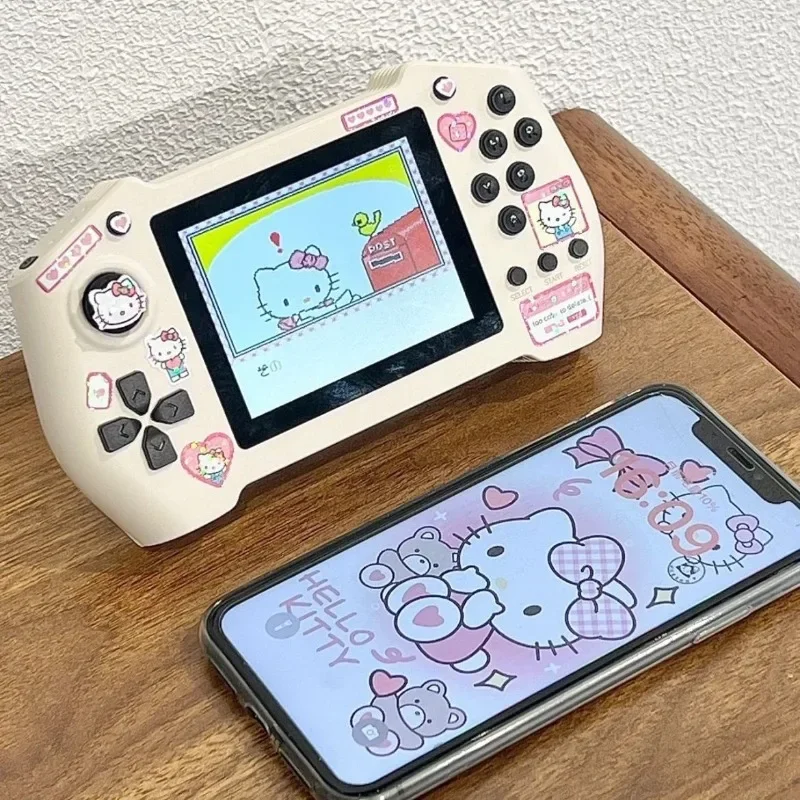 Kawaii Hello Kitty Recreational Machines Portable Source 2-in-1 MINISO Anime Mini High-capacity Battery Lasting Battery Life