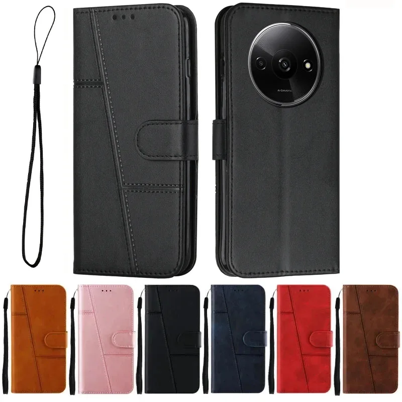 Couro luxuoso flip case para xiaomi redmi a3, caixa do telefone estilo livro