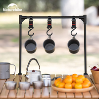 Naturehike Picnic Hanging Shelf Ultralight Portable Table Frame Multifunction Detachable Desktop Shelf Travel Bbq Camping Hanger