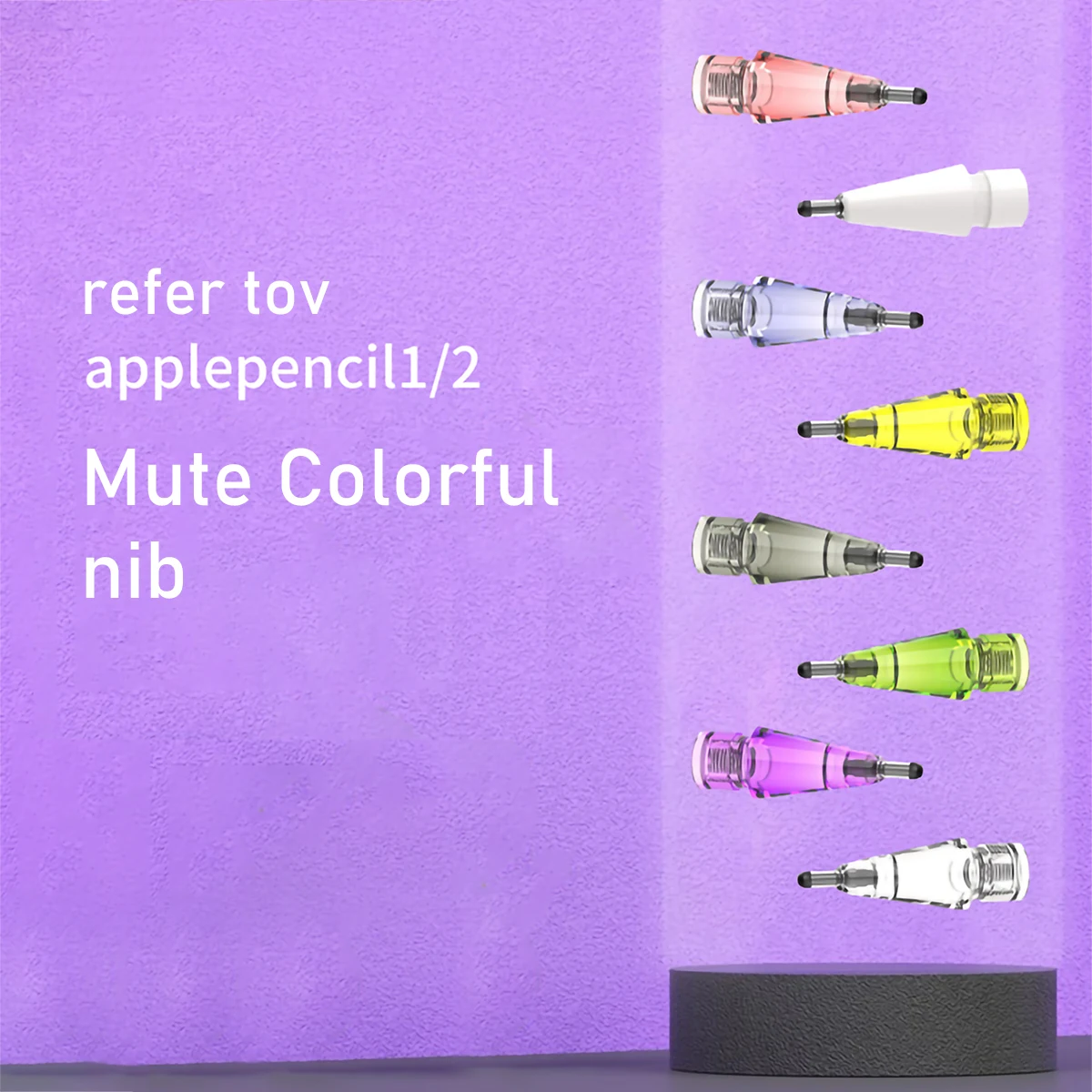 For Apple Pencil First/Second Universal ipadpencil Tip ipencil replaces ipad 2B damped Silent nib Mix set