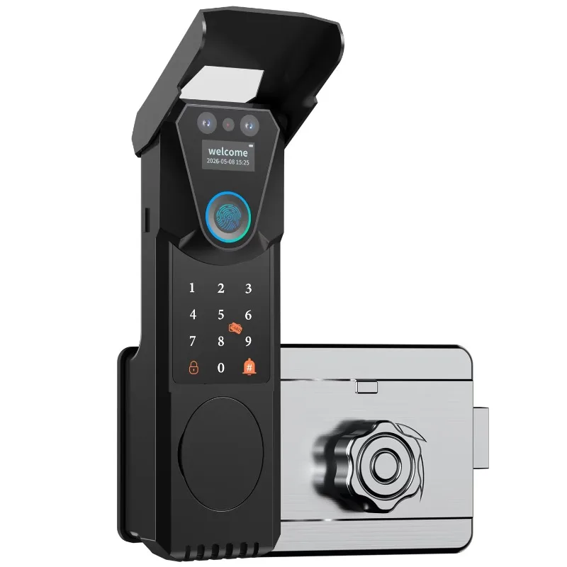 App control with facial recognition and video intercom, Bluetooth keyless