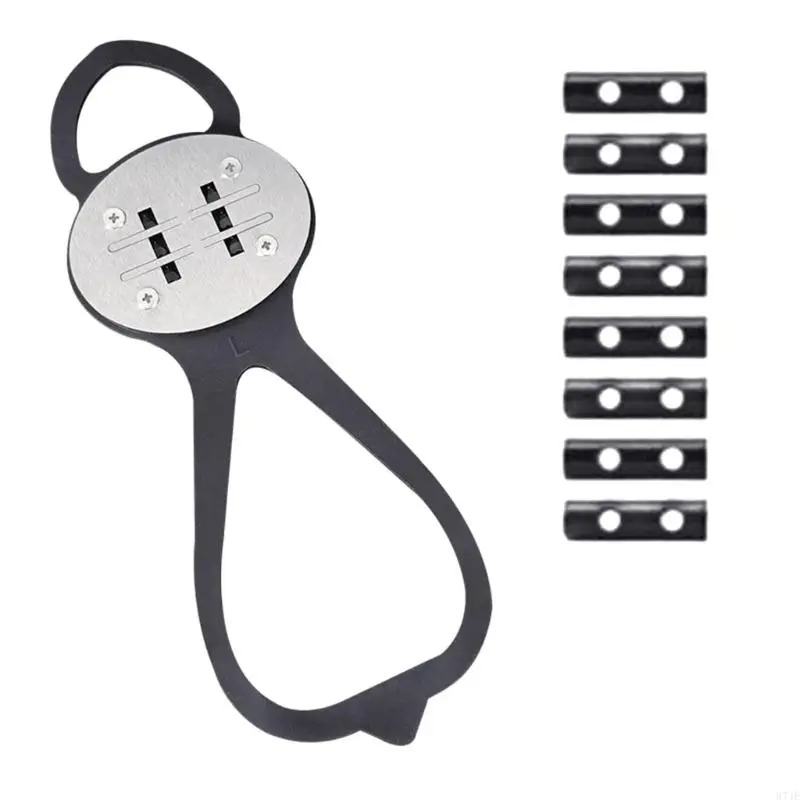 

37JE Motorcycle Shoe Grip Enhancers Outdoor Sports Shoe Cover Wear Resistant Silicone Metal Shoe Accessories Simple Install