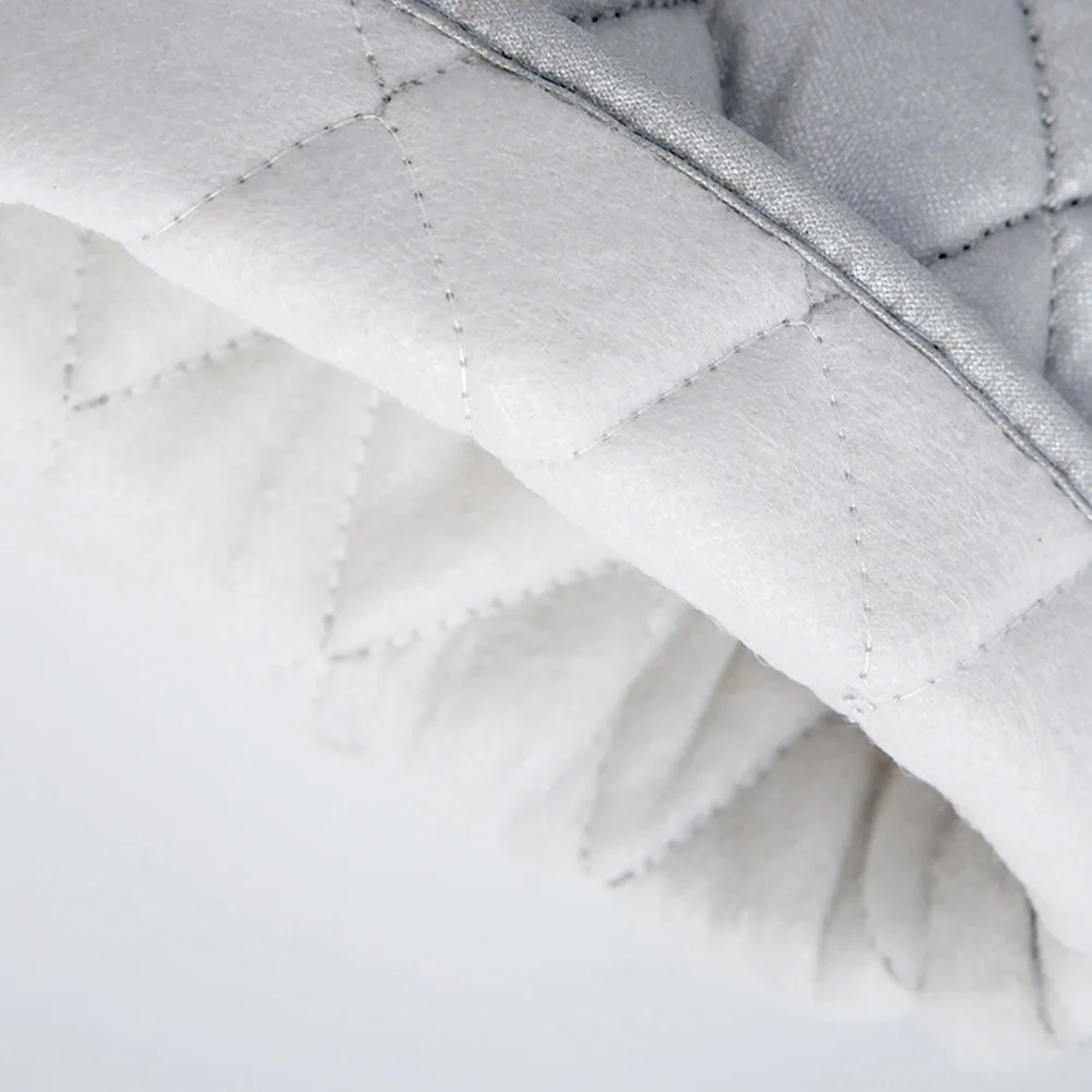 

1Pair Oven Mitts Heat Resistant Thickened Kitchen Mitt for Microwave Oven Bbq Grilling Cake Shop Bakery Use Kitchen Mitt