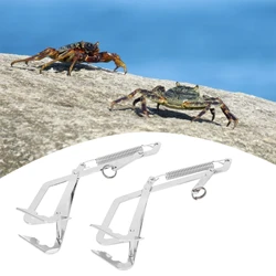 2 Pcs Seafood Grabber Stainless Steel Grabbing Tools For Catching Crabs Pike Predatory Fish Double Hook/Single Hook