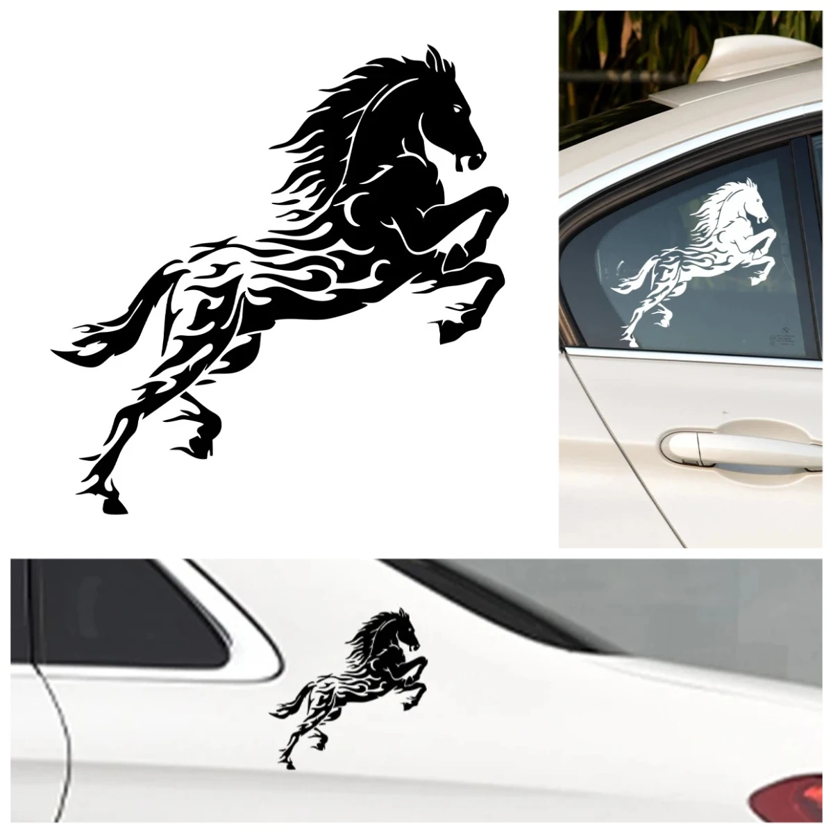 

Handsome Horse Car Sticker Waterproof Vinyl Decal The Whole Body DIY Car Accessories