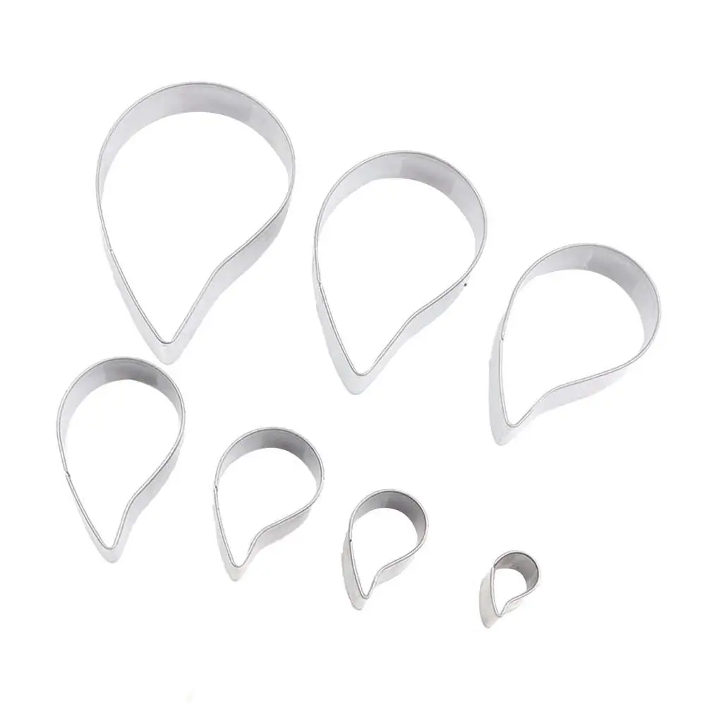 

7Pcs Cookie Cutters Spiral Shape Stainless Steel Non Stick Eco Friendly Fondant Chocolate Biscuit Molds Cookie Cutters