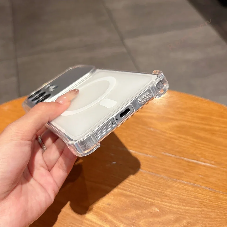 Stoßfeste Matte Magnetische Handyhülle für Samsung Galaxy S26 S24 Plus S25 Ultra A57 A17 A37 A27 A56 A26 A36 5G Schutzhülle – Detail 10