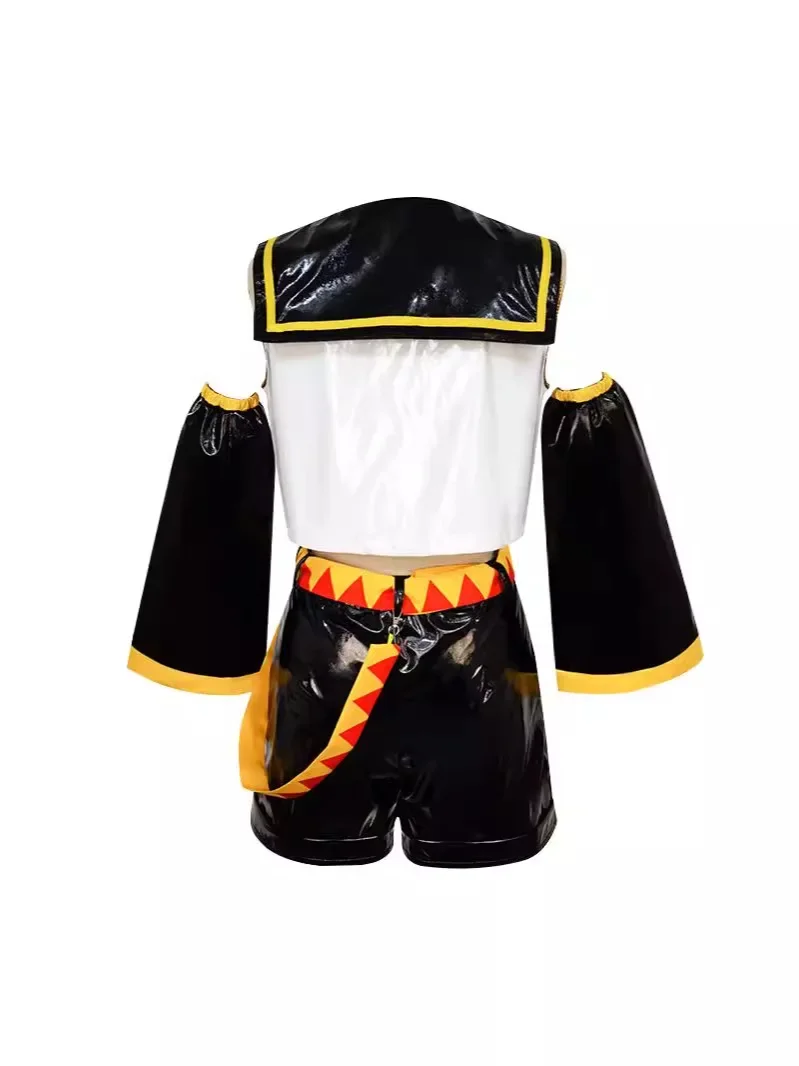 2025 هالوين Miroir son jumeaux COS miroir sonnerie اتصال sonore soeur frère formule زي تأثيري laque cuir ensemble