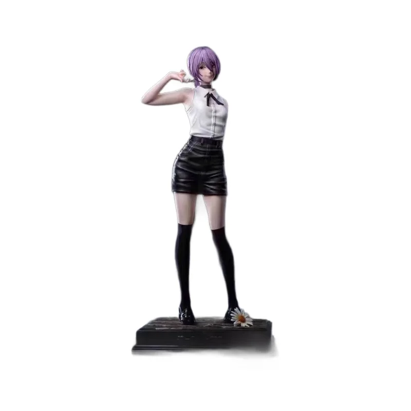 

19Cm Chainsaw Man Lesse 2d Animen Ornament Double Head Carving Bomb Demon PVC Action Figure Toy Game Collectible Model Doll