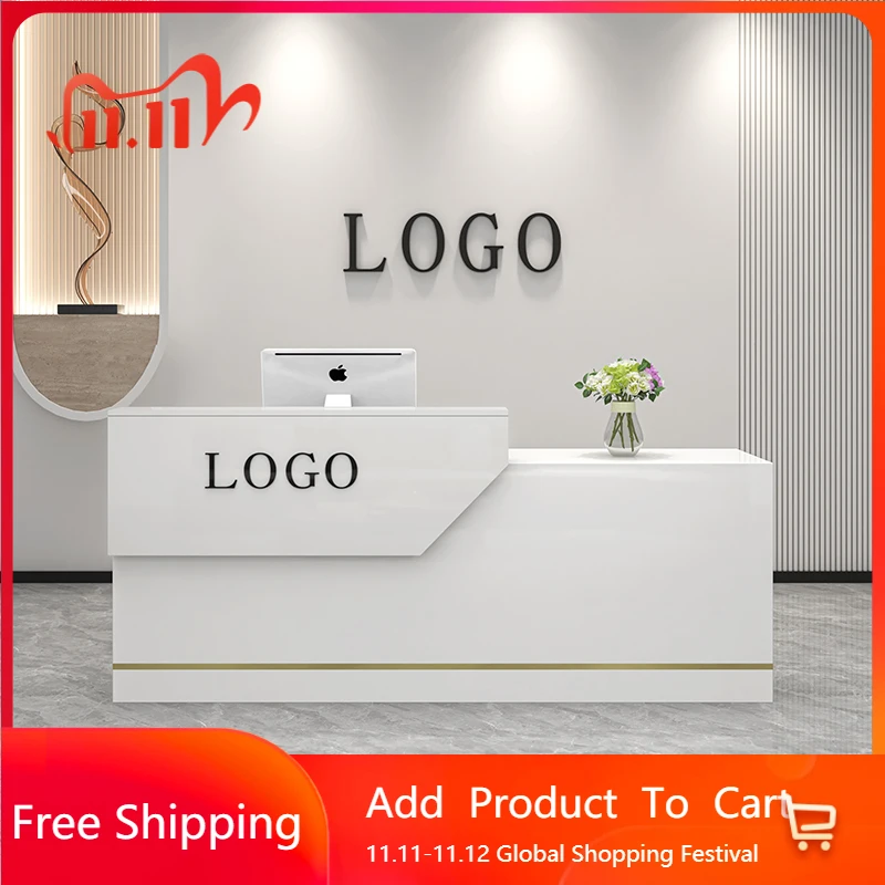 

Modern Design Reception Desks Minimal Commericial Luxury Stands Elegant Reception Desks Elegant Customer Bureau Office Furniture