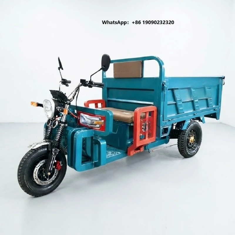 Reliable 1500W Electric Delivery Tricycle Open FeiXiang  60V Integrated Shift Axle Disc Brake Cargo 500kg 30-50km/h 70-90km T001