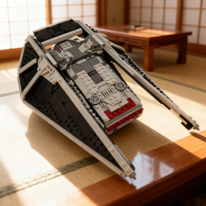 nouveau-913-piEces-moc-space-battle-tie-reaper-rogue-one-modele-diy-idees-creatives-briques-a-assembler-cadeau-d'anniversaire-presentoir-collection-maison