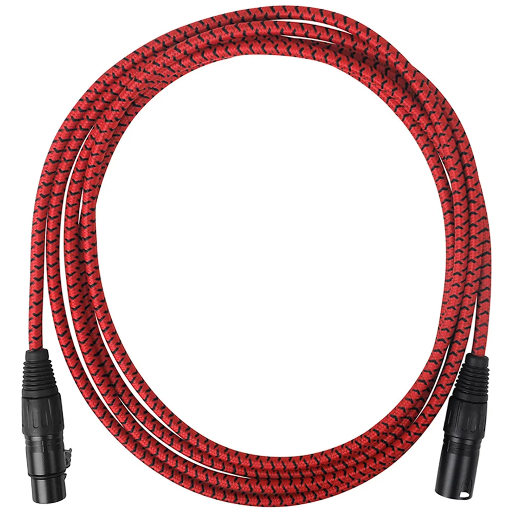 

Xlr Cable 3m Nylon Metal ABS Durable Clear Audio Transmission Multi-Function Xlr Male to Female Mic Cord for Microphone Speaker