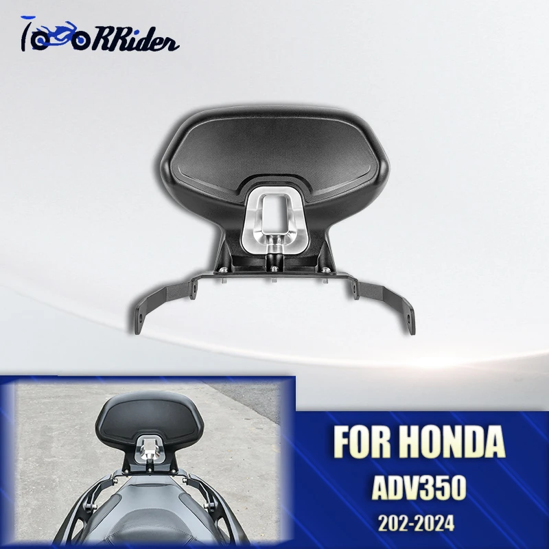 For Honda ADV 350 2022 2023 2024 ADV350 Motorcycle Accessories Rear Passenger Seat Back Rest Cushion Backrest Holder Sissy Bar