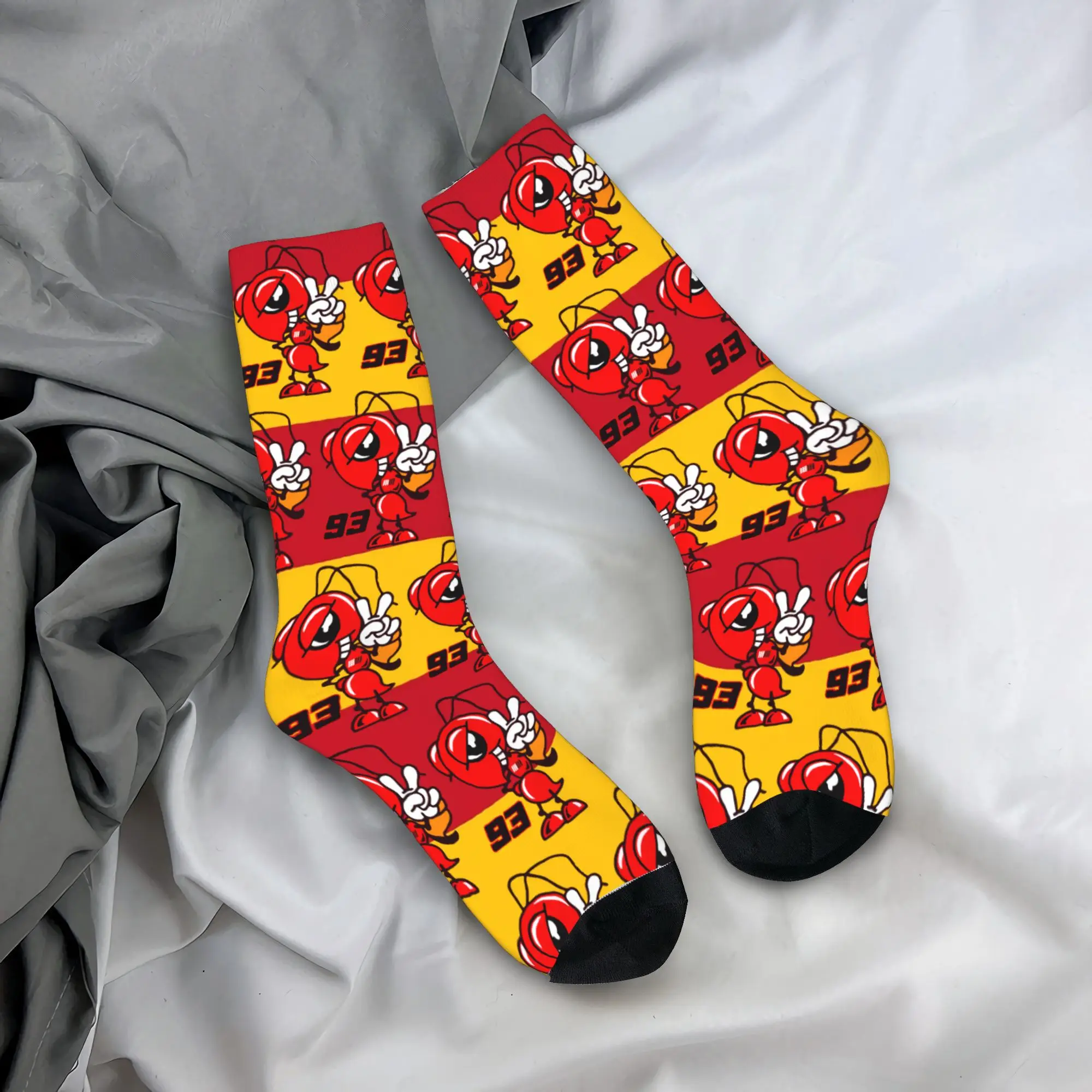 Крутые носки Amazing Spaniard Racer M-Marcs на заказ для мужчин и женщин, теплые спортивные носки с 3D принтом для моторного футбола