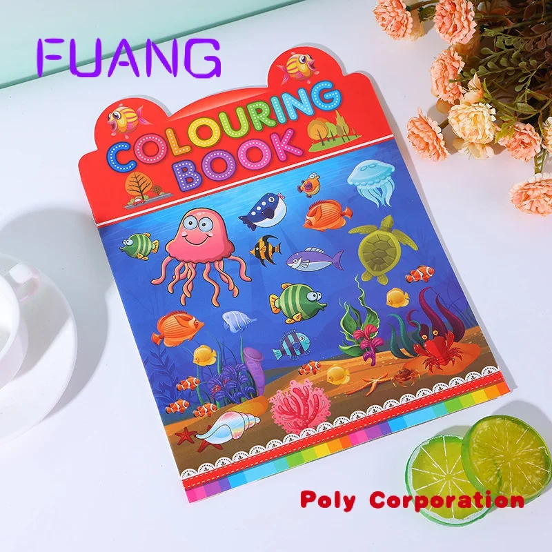 Custom  Wholesale Custom Printing Drawing Coloring Book For Kids