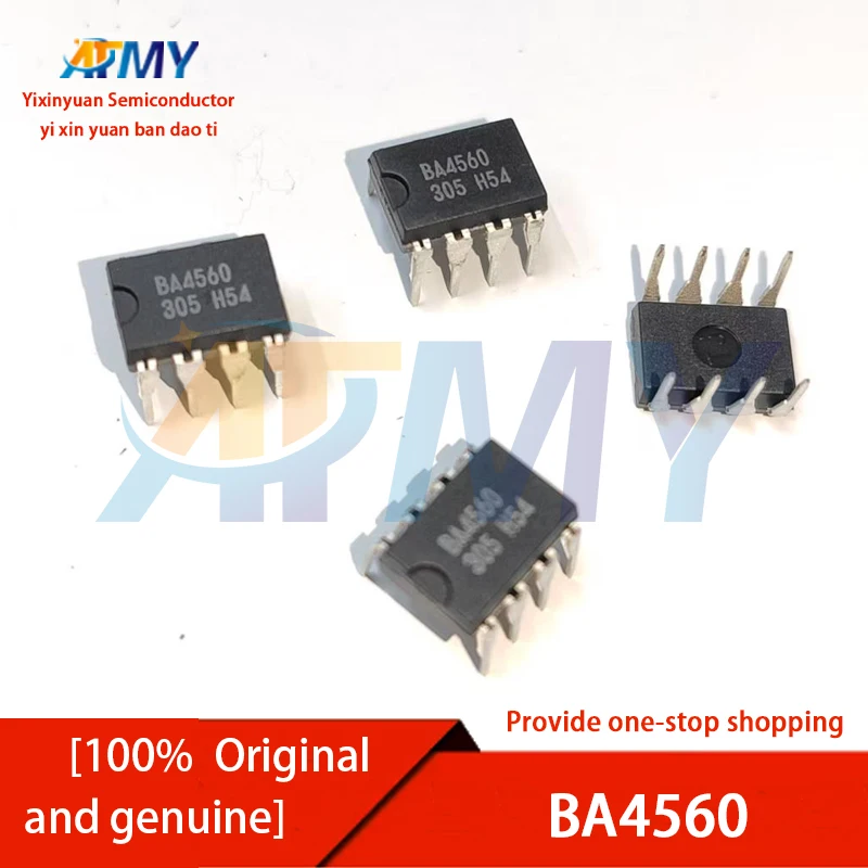 

10piece BA4560 Printed Wire 4560 Package DIP-8 New Original Low Noise Dual Op Amp Amplifier Chip
