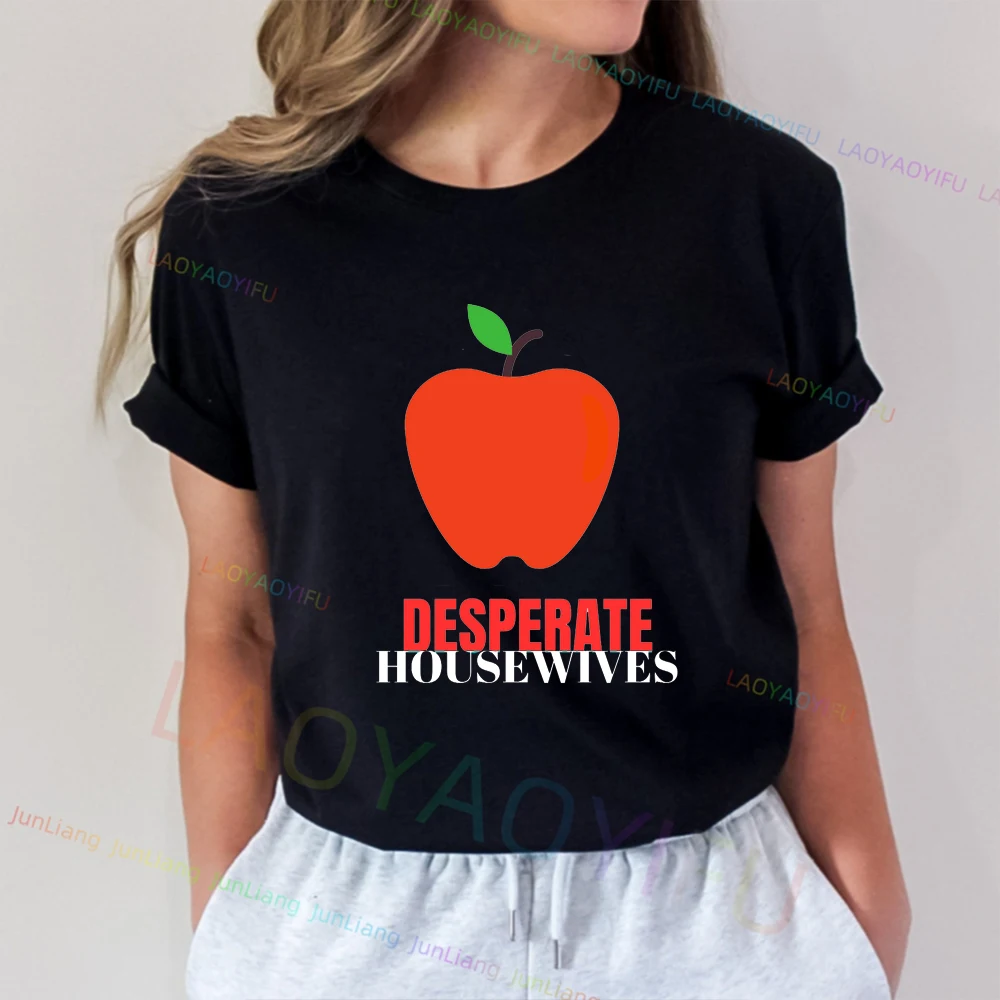 Desperate Housewives Movie Mens Clothes Never Underestimate a Housewife Women's T-shirt Short Sleeve Tee Tops Harajuku Vintage