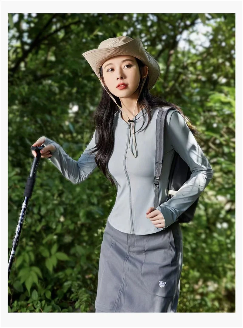 UPF50+slim Fit Sun Protection Jacket For Women Summer Breathable 2026 New Sun Protection Suit For Women
