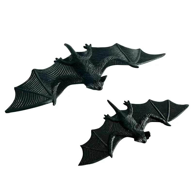 Novelty Gag Toys Outdoor Fun Sports Halloween Simulation Bat Black Prank Toys Exquisite Festival Gift for Friend or Children