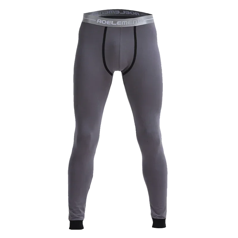 Herren-Unterhosen, einteilige, dünne Leggings, Thermohosen, schmal geschnittene Baumwollwollhosen, Herbst- und Winter-Leggings