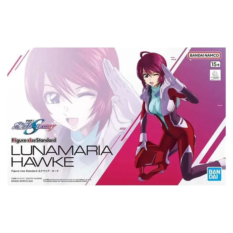 Bandai Figure Gundam Model Kit Anime Figures FRS Lunamaria Hawke Mobile Suit Girl Action Figure Toys For Boys Children's Gifts