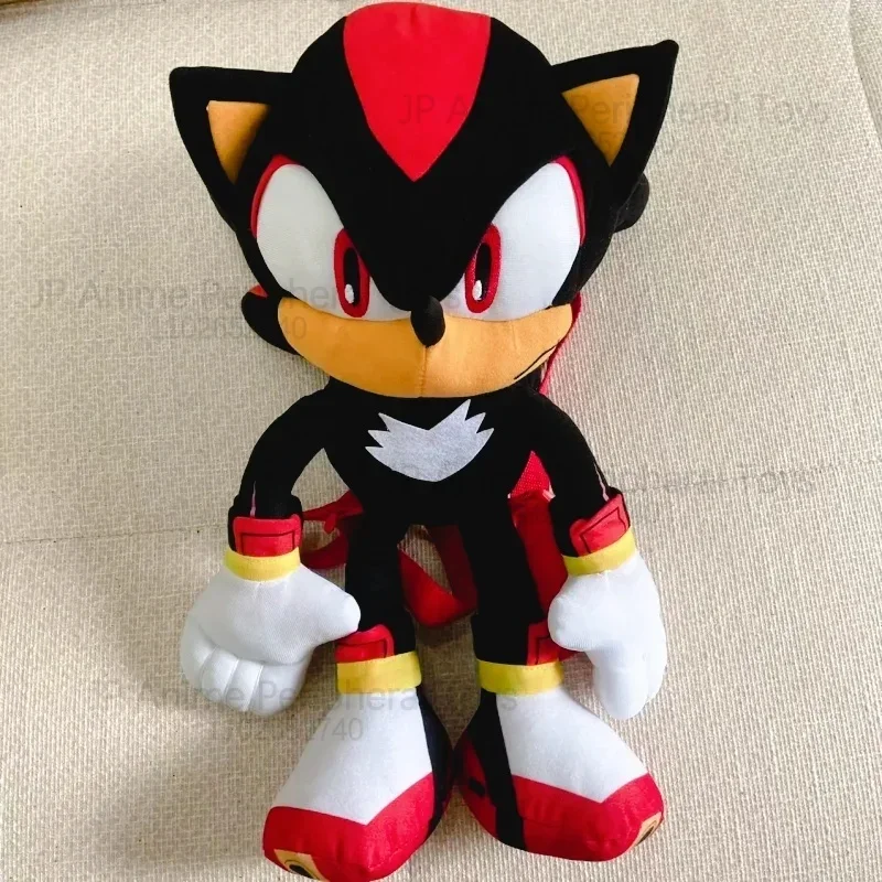 New Sonic Cartoon Doll Toys Anime Kawaii Amy Silver Knuckles Yoshi Plush Backpack Cute Fill Doll Kids Birthday XMAS Gift