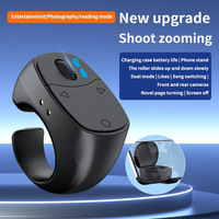 New Roller Smart Fingertip Ring Remote Control Mouse Wireless Bluetooth Mobile Selfie Video Mice Automatic Pag Turner Browsing