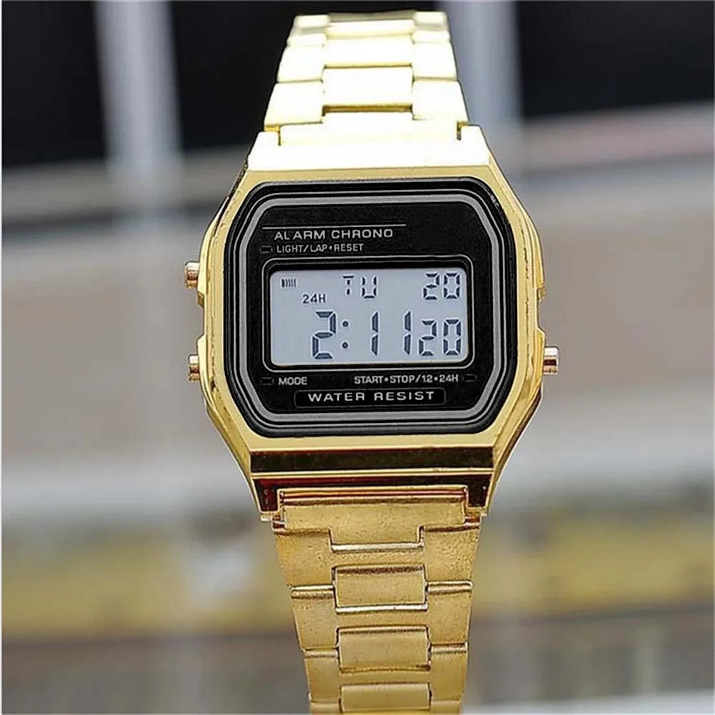 2022 New Big Numbers Easy to Read 50 Meter Water Resistant Men Digital Watch Outdoor Sport Fashion Ultra-thin Watch Simple