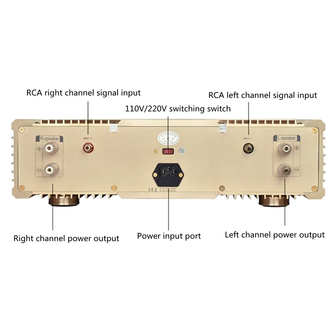 Reproduksi Dartzeel FM ACO STICS FM300 Amplifier 150W 2.0 HIFI FM300A Power Amplifier Audio