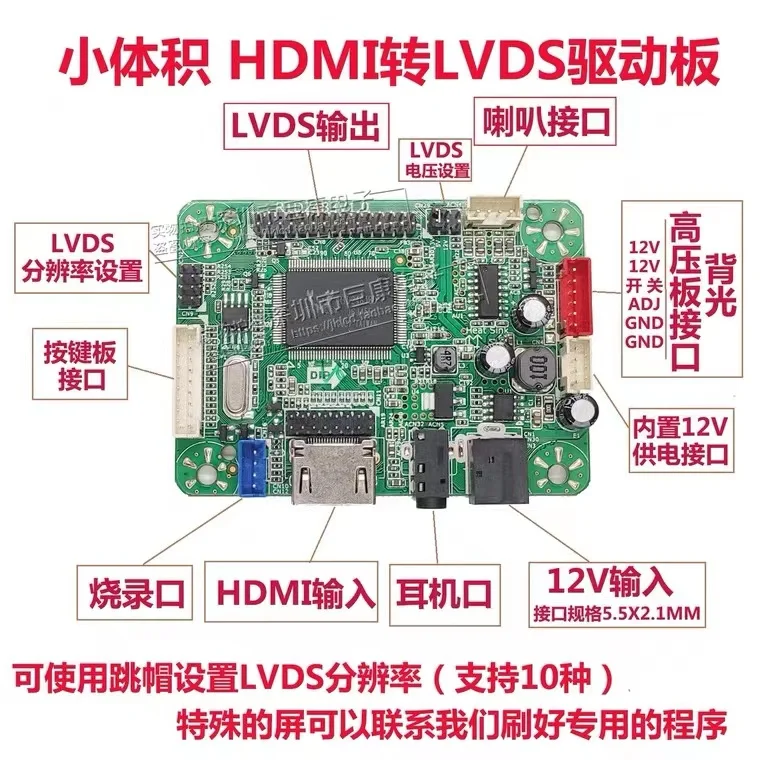 

Плата драйвера HD HDMI маленького размера, плата драйвера ЖК-дисплея